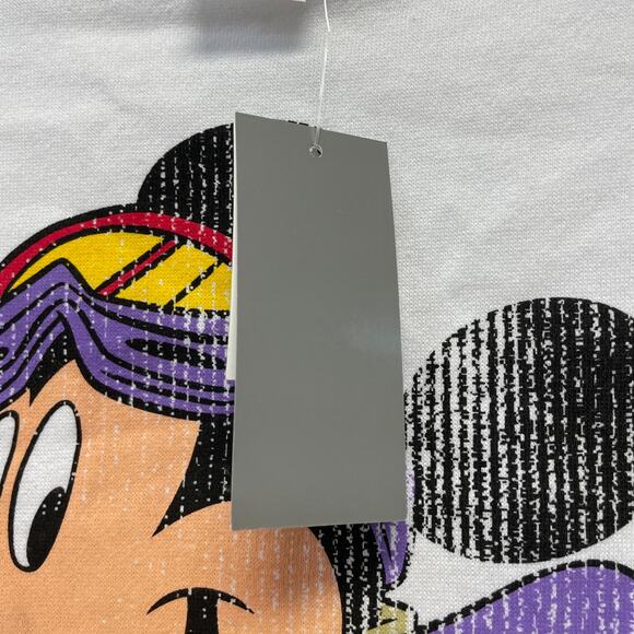 Disney Women's Vintage Mickey Mouse Skiing Sweatshirt White Size XS - Picture 4 of 6